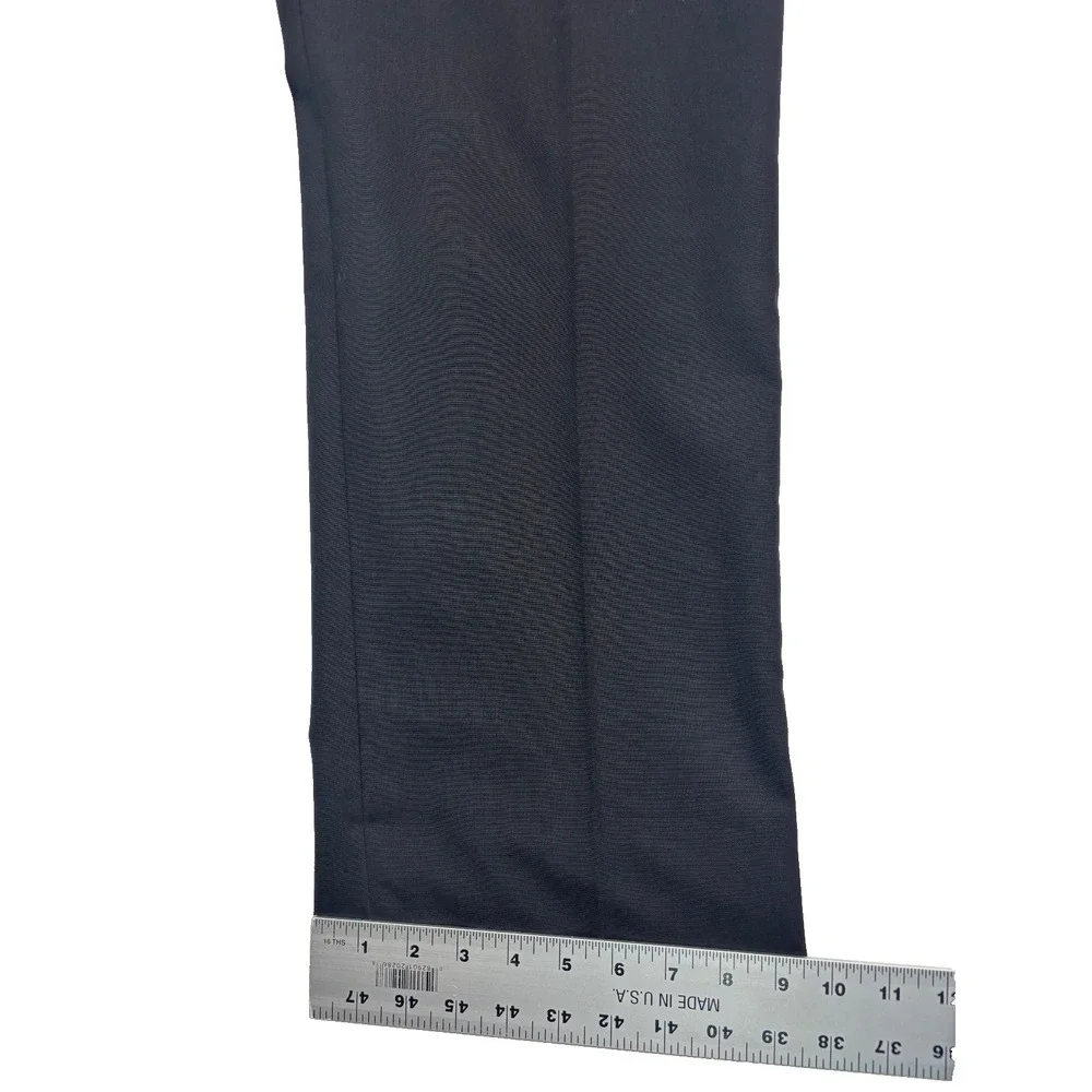 vtg Y2K Jones New York 43S 36x32 Black Tuxedo 2pc Pant Suit Wool Satin Formal